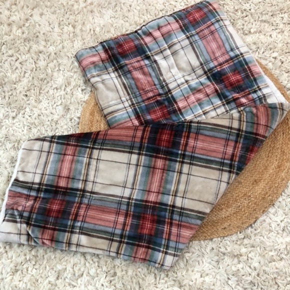 THROW BLANKET | Super-Soft Red Green Plaid Blanket, 58”x48” - Picture 5 of 5